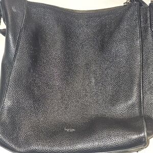 Botkier Black Pebbled Leather Cross Body Bag